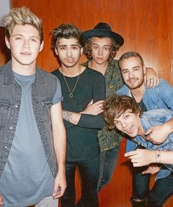 One Direction Band paint by number