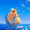 Sea Cute Girl Paint By Numbers
