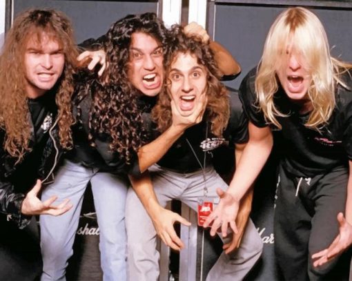 slayer band paint by numbers