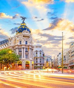 Street of spain paint by numbers