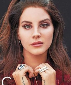The Famous Singer Lana Del Rey paint by numbers