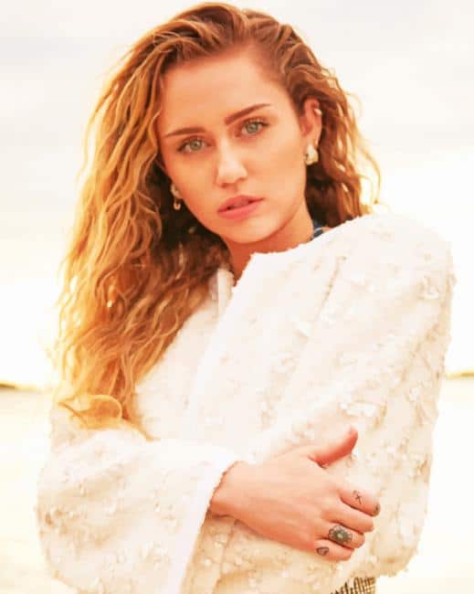 the pretty miley cyrus paint by numbers