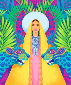 Virgen Francisca paint by number