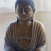 Brown Sitting Buddha Statue paint by numbers