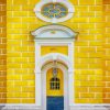 Yellow Bleu Door paint by numbers