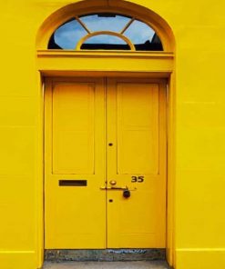 Yellow Door paint by numbers