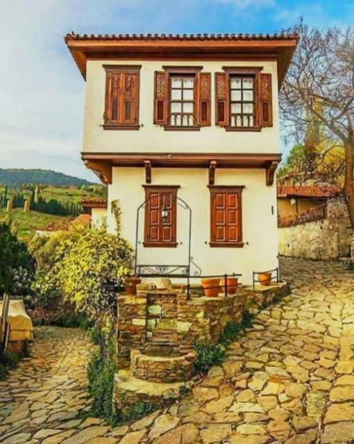 Şirince Evleri Hotel in Turkey paint by numbers