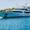 White And Black Yacht In The Shore paint by numbers