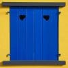 Yellow And Blue Window paint by numbers