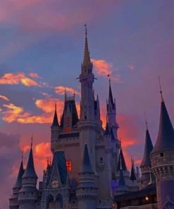 Cinderella Castle paint by numbers