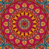 Colorful Mandala paint by numbers