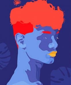 Face Portrait Of A Boy paint by numbers