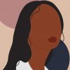 Black Girl Illustration paint by numbers