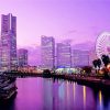 Tokyo Cityscape At Sunset paint by numbers