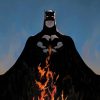 Batman In Flames paint by numbers