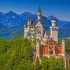 Bavaria Germany Neuschwanstein Castle paint by numbers