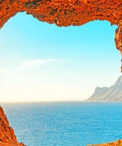 Beach Stone Cave paint by numbers