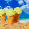 Ice Cream On Sand paint by numbers