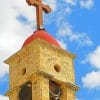 Church Cross Under Cloudy Sky paint by numbers