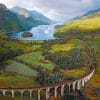 Glenfinnan Viaduct Scotland paint by numbers