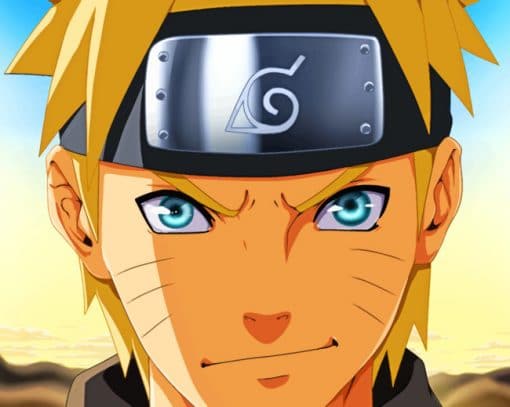 Naruto Uzumaki Anime paint by numbers