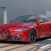 Red Alpha Romeo Parked paint by numbers