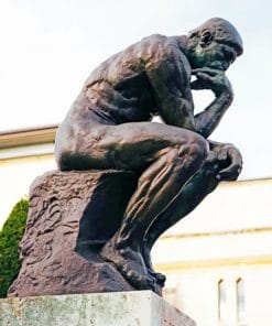 Rodin Art In France Streets paint by numbers