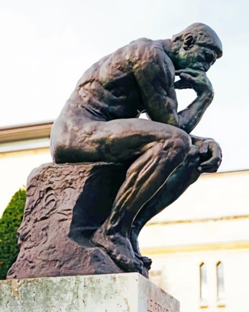 Rodin Art In France Streets paint by numbers