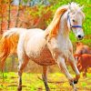 Running White Horse paint by numbers