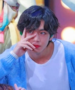 South Korean Singer Kim Tae Hyung paint by numbers