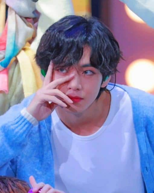 South Korean Singer Kim Tae Hyung paint by numbers