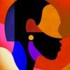 African Girl Modern Art paint by numbers