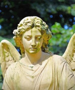 Angel Statue Sad Face paint by numbers