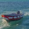 Boat Towed In Water paint by numbers
