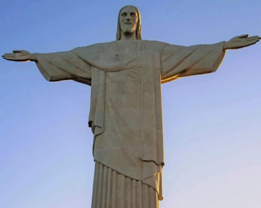 Christ The Redeemer Statue paint by numbers