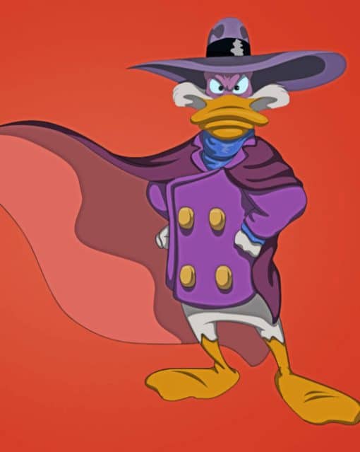 Donald Duck Cartoon paint by numbers