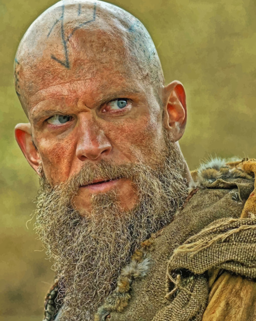 Floki Vikings paint by numbers