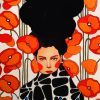 Girl Illustration By Hülya Ozdemir paint by numbers