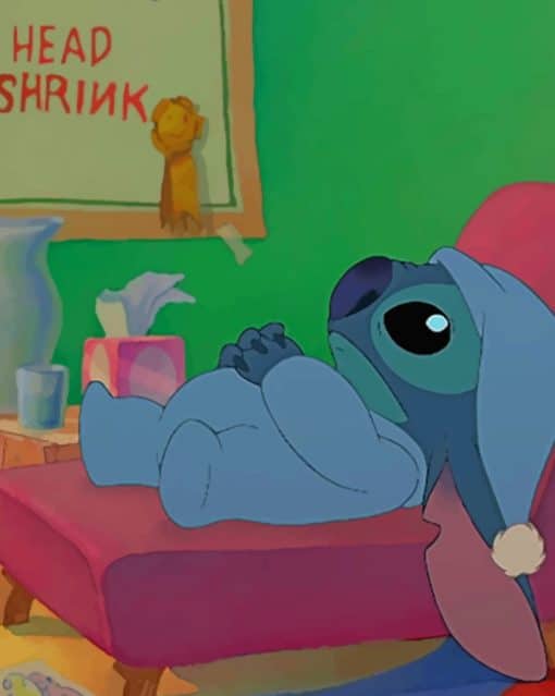 Stitch Disney Character paint by numbers