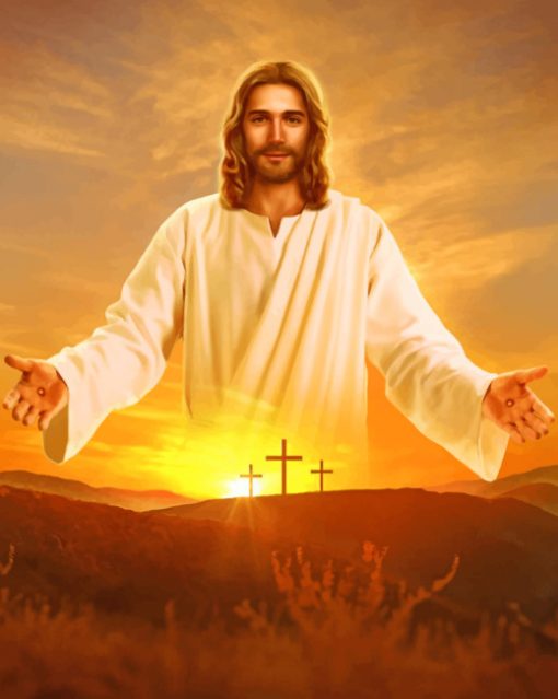 Lord Jesus paint by numbers