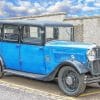 Old Blue Car paint by numbers