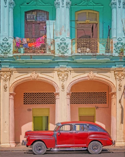 Old Vintage Car Havana paint by numbers