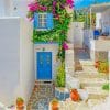 Santorini Island Greece paint by numbers