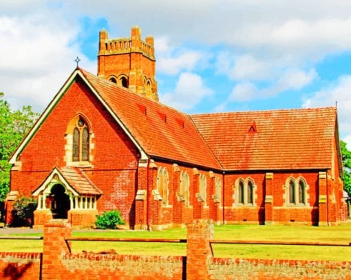 St Paul Anglican Church Australia paint by numbers