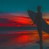 Surfer At Sunset paint by numbers