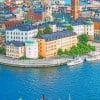 Sweden Seascape Stockholm paint by numbers
