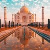 Taj Mahal Agra India paint by numbers