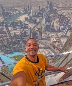 Will Smith In Burj Khalifa paint by numbers