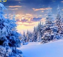 Snowy Mountain - Paint By Number