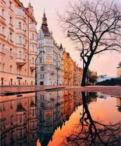 Prague Winter Morning – Cities Paint By Number